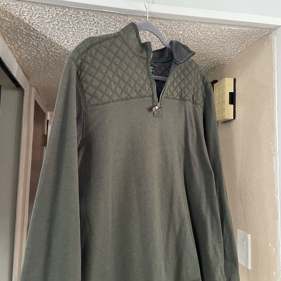 G.H. Bass & Co Green XL High Zip-up Sweater. - Picture 5 of 5